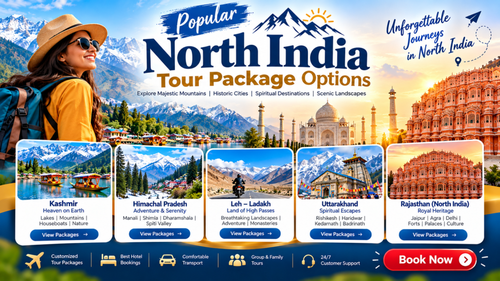 Popular North India Tour Package Options